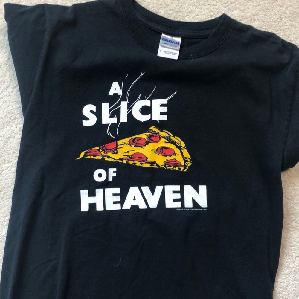 Size small Mystic Pizza T-shirt